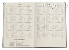 Paperblanks diář 18měsíční 2023-2024 Fiammetta mini horizontální DE9482-1